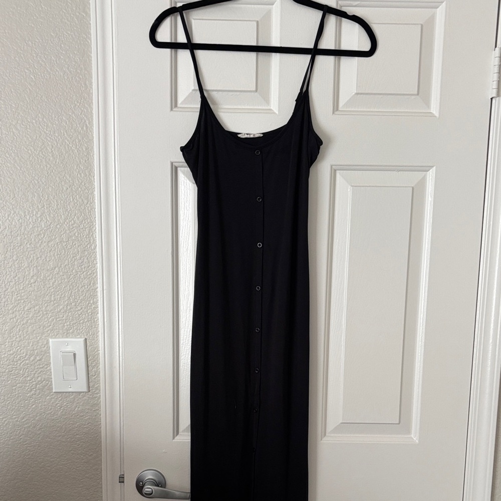 Bear Dance Black Maxi Dress